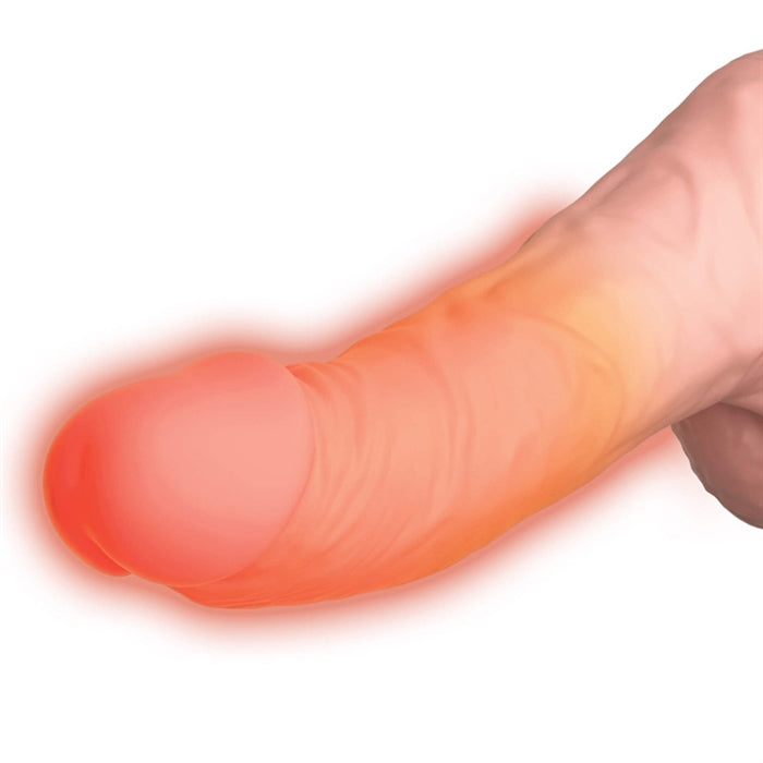 King Cock Plus 6.5" Thrusting cock / balls Light