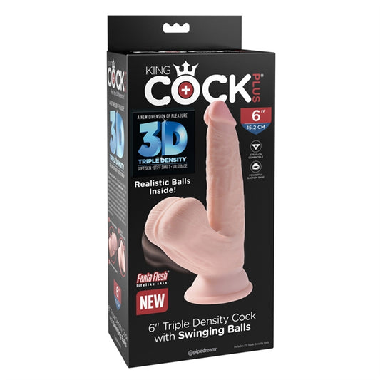 KCP  6" Triple Density Cock / Swinging Balls Light