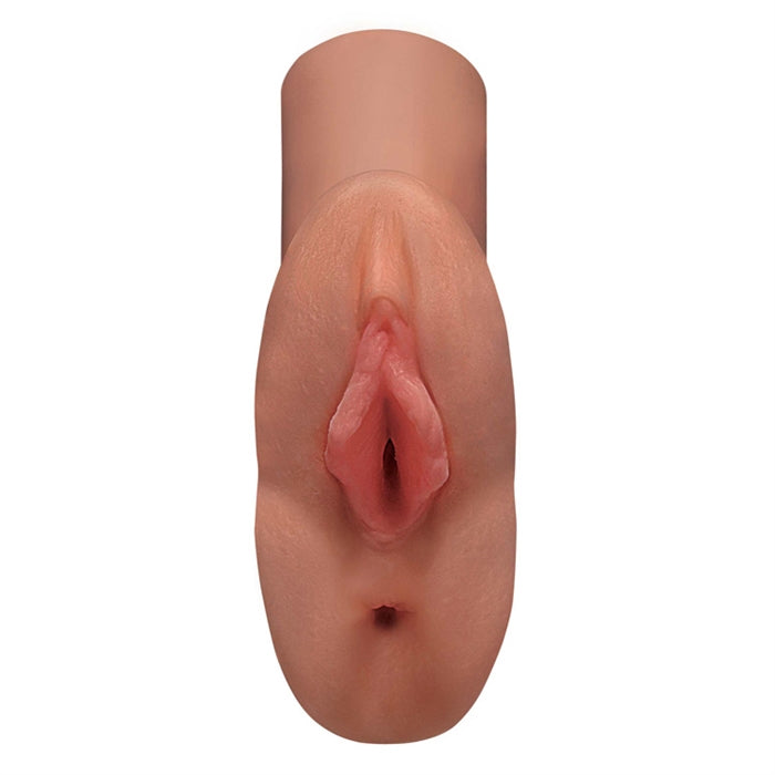 PDX Plus   Perfect Pussy Double Stroker   Tan