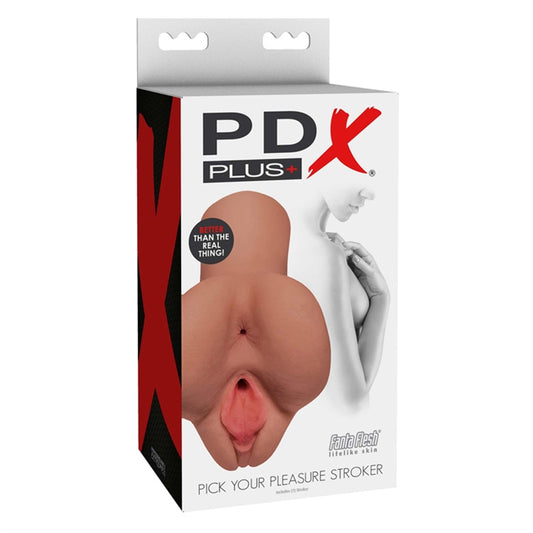 PDX Plus   Pick Your Pleasure Stroker   Tan