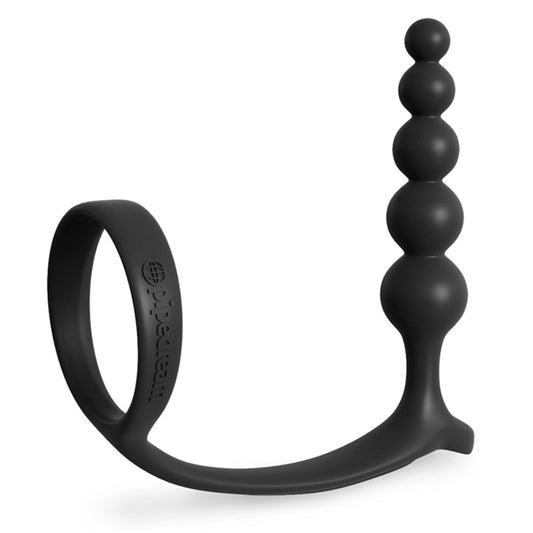 AFC   Ass-Gasm Cockring Anal Beads   Black