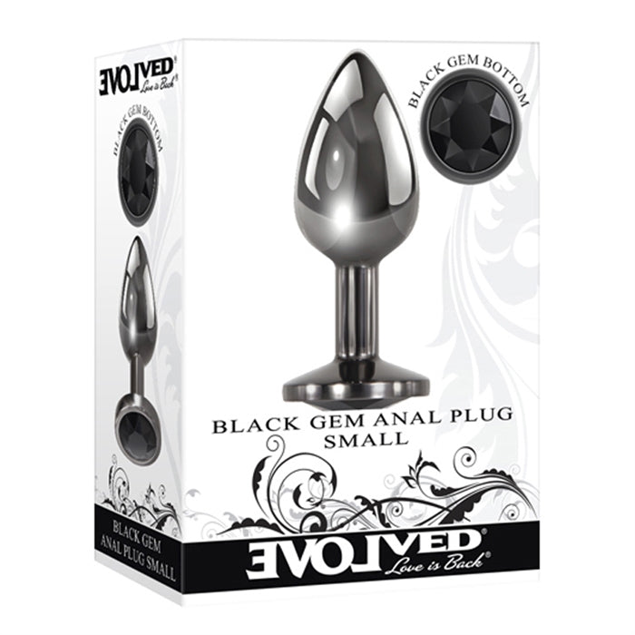 Black Gem Anal Plug Small