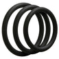 OptiMALE - 3 C-Ring Set - Thin - Black