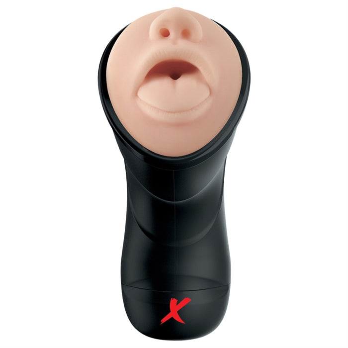 PDX ELITE DEEP THROAT VIBRATING STROKER