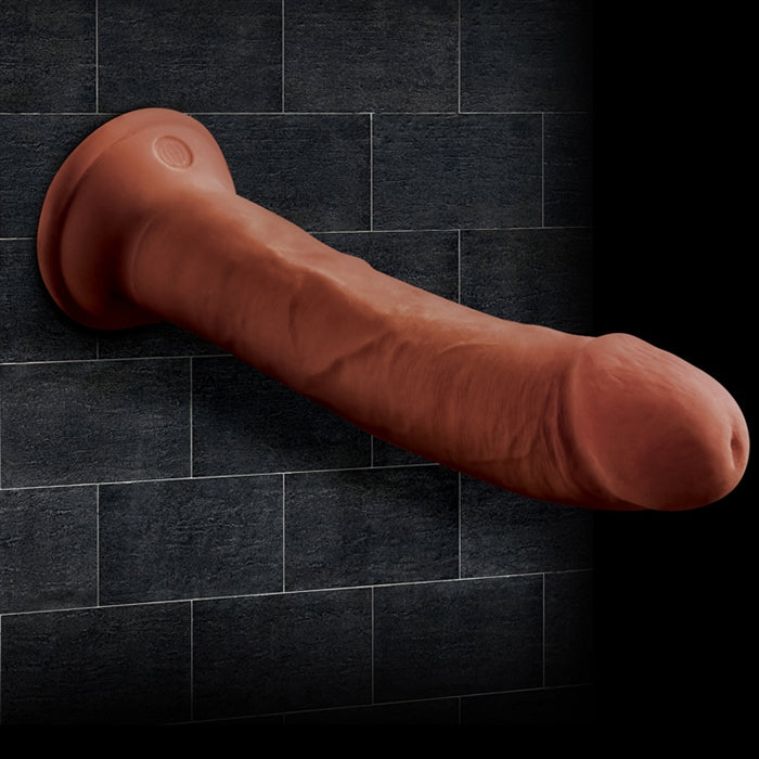 King Cock 8" Triple Density Cock - Brown