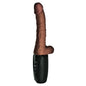 King Cock 7.5" Thrusting Cock With Balls - Brown