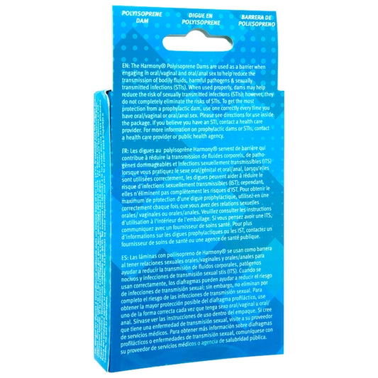 NON-LATEX Dam Condoms - 6 / box