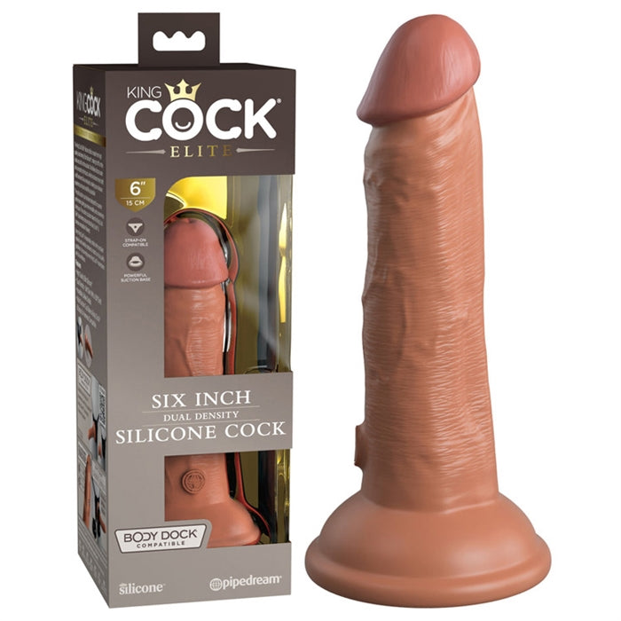 KC Elite Dual Density 6" Silicone Tan