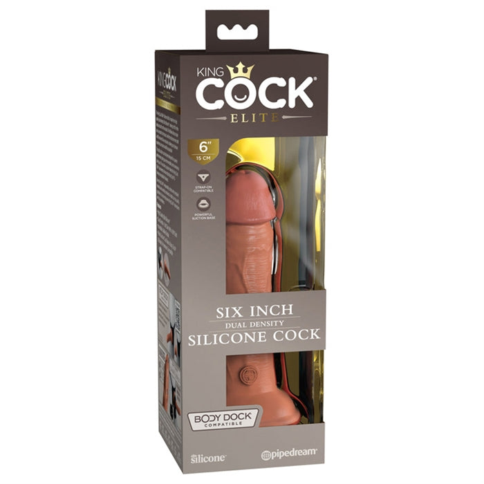 KC Elite Dual Density 6" Silicone Tan