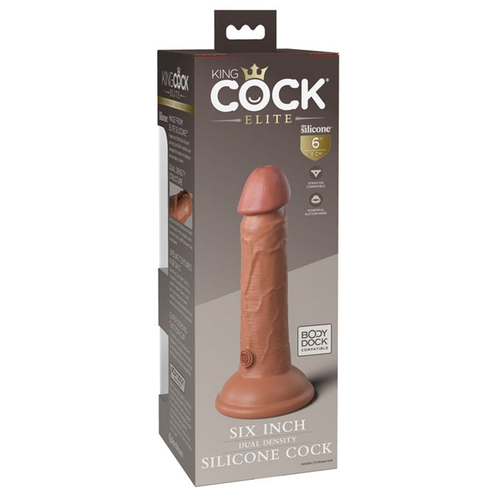 KC Elite Dual Density 6" Silicone Tan