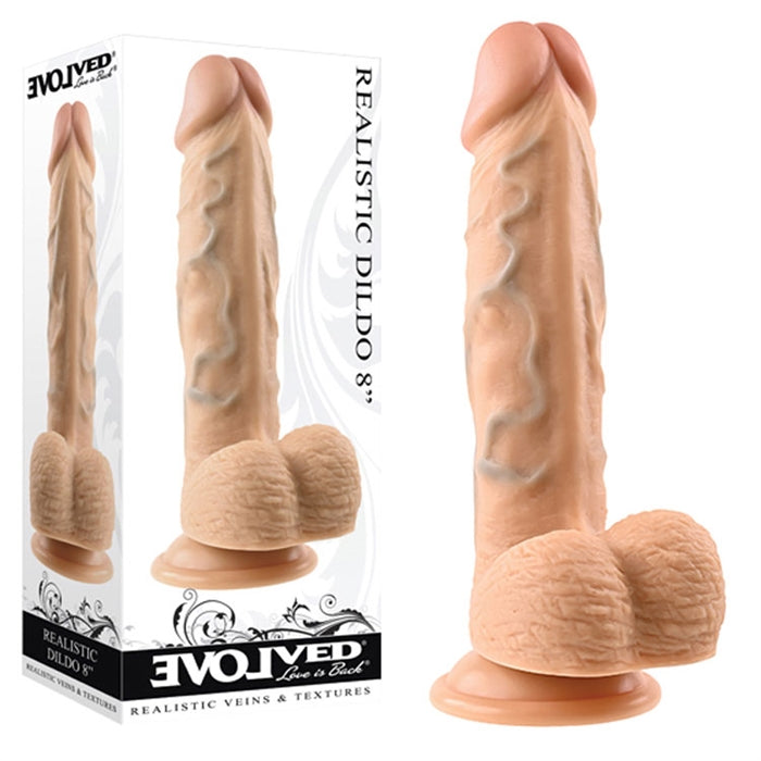 Realistic Dildo 8" Light