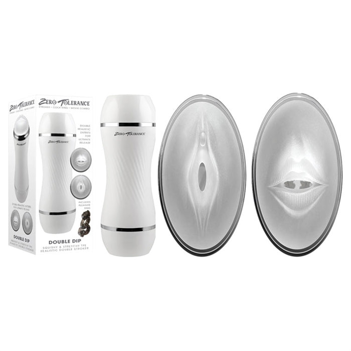 Double Dip - Stroker - White
