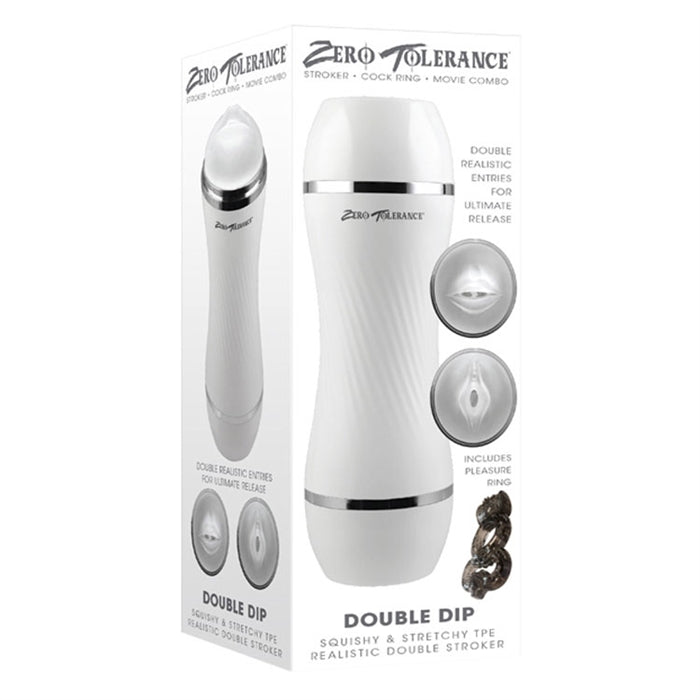 Double Dip - Stroker - White
