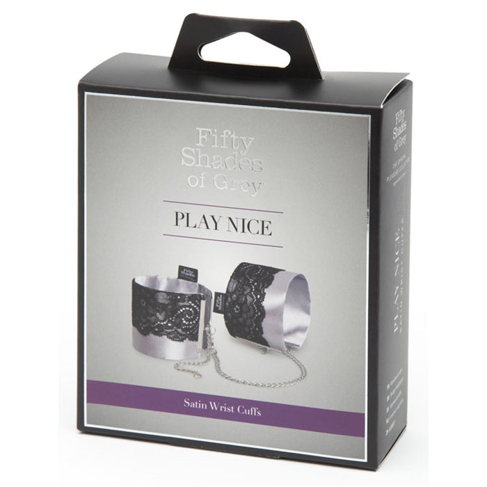 FSOG - Play Nice Satin & Lace Wrist Cuffs