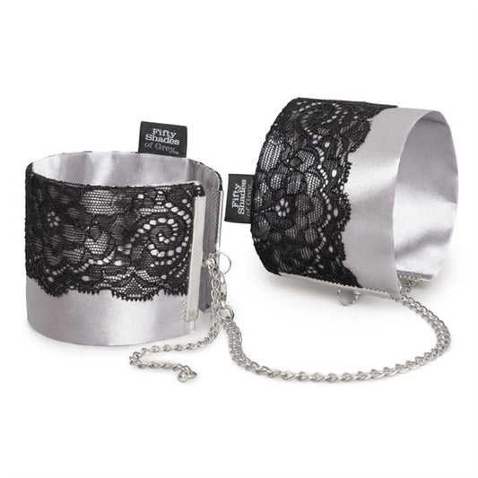 FSOG - Play Nice Satin & Lace Wrist Cuffs