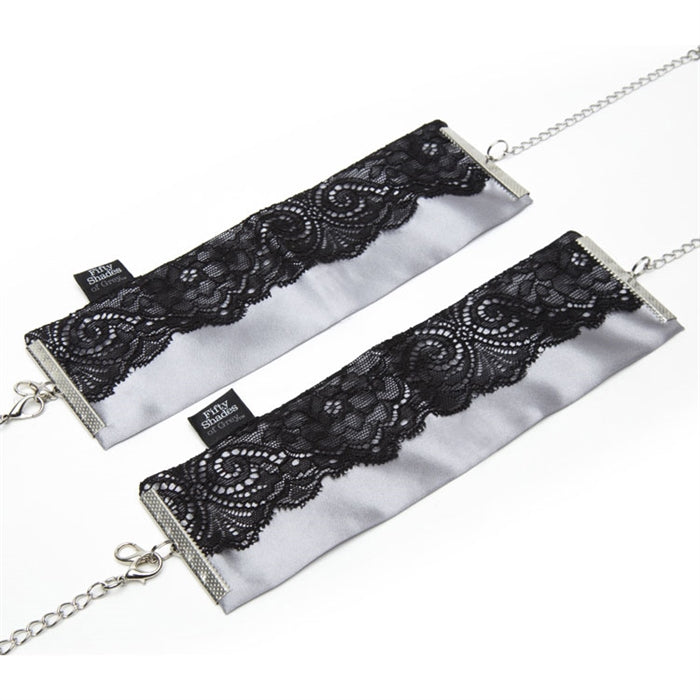 FSOG - Play Nice Satin & Lace Wrist Cuffs