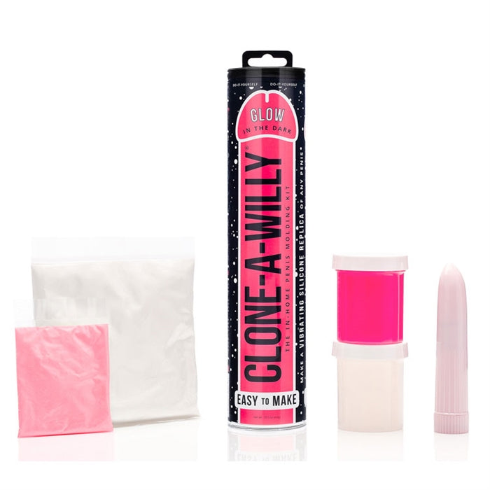 Clone-A-Willy Green Glow in the Dark - Silicone