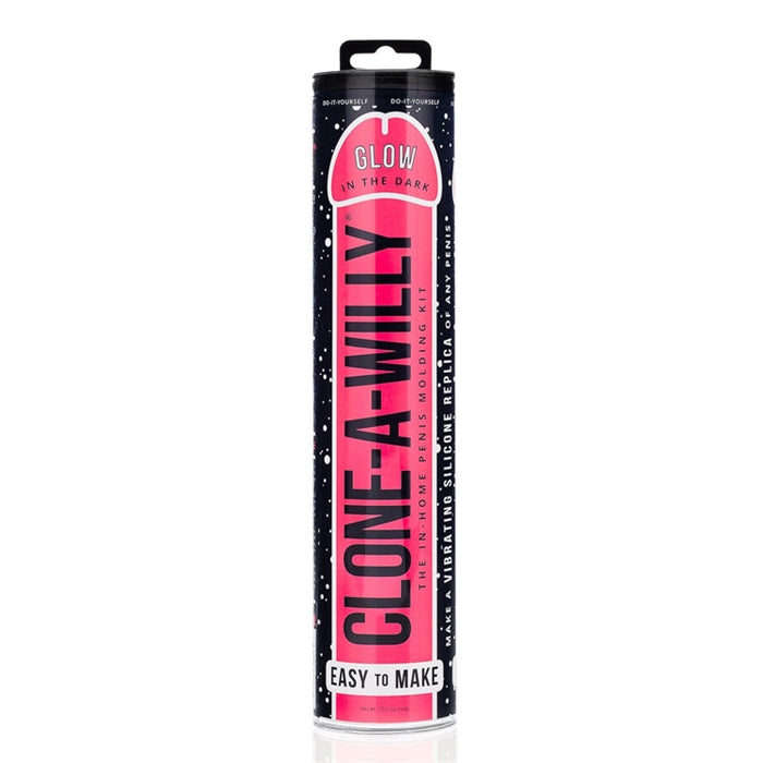 Clone-A-Willy HotPink Glow in the Dark - Silicone