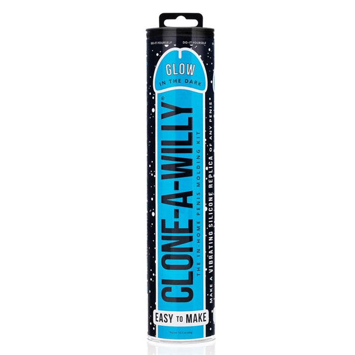 Clone-A-Willy Blue Glow in the Dark - Silicone