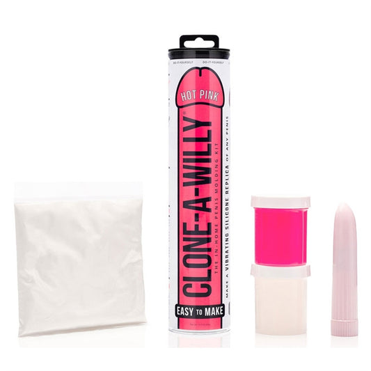 Clone-A-Willy HotPink Glow in the Dark - Silicone