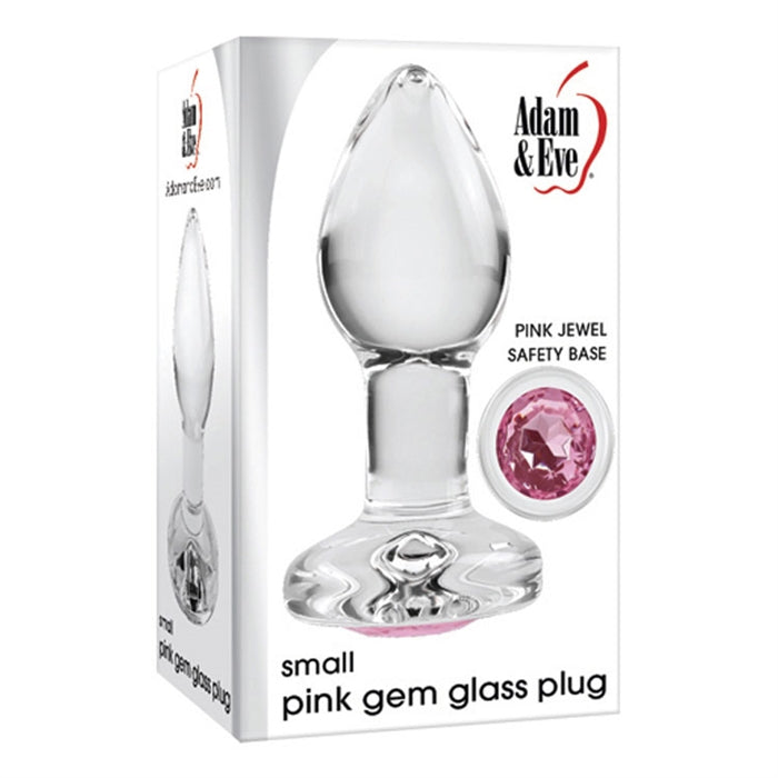 SMALL PINK GEM GLASS PLUG