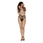 HIGH -WAISTED THONG WITH ARM SLEEVES PLUS SIZE
