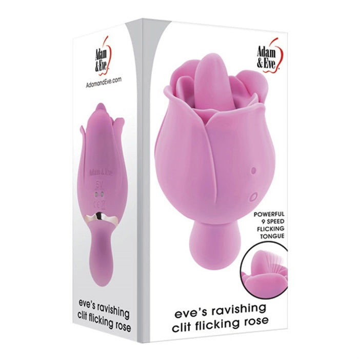 Eve's Ravishing Clit Licking Rose - Silicone