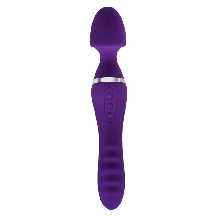 The Dual End Twirling Wand - Silicone purple