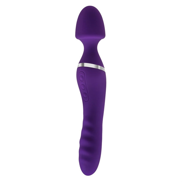 The Dual End Twirling Wand - Silicone purple