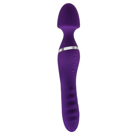 The Dual End Twirling Wand - Silicone purple