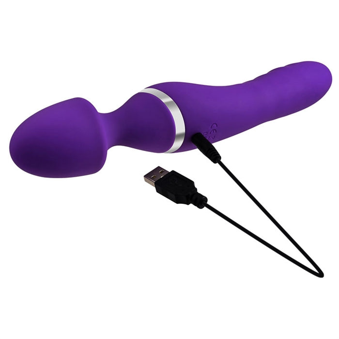 The Dual End Twirling Wand - Silicone purple