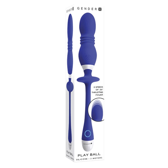 Play Ball - Silicone Rechargeable - Blue