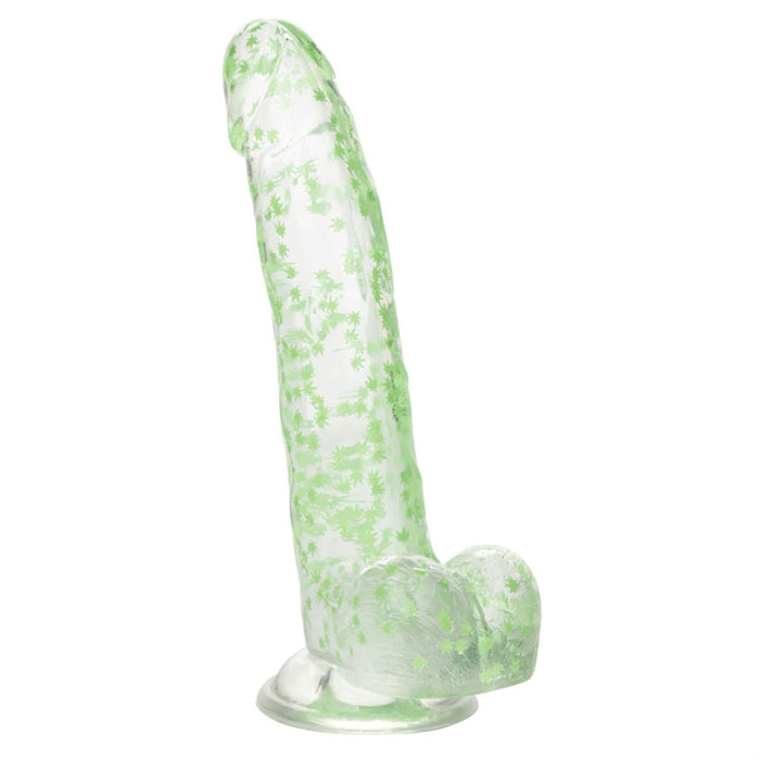 NB - I Leaf Dick Glow-In-The-Dark Weed Leaf Dildo