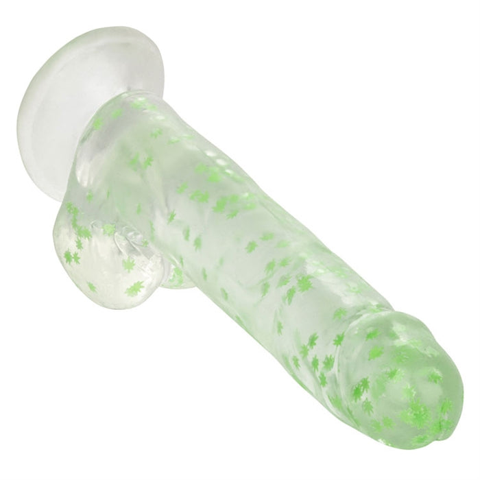 NB - I Leaf Dick Glow-In-The-Dark Weed Leaf Dildo