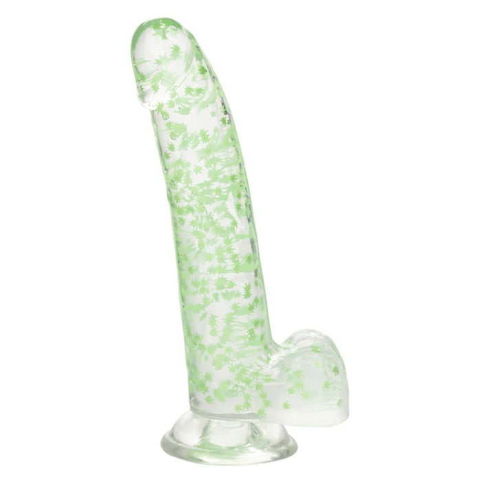 NB - I Leaf Dick Glow-In-The-Dark Weed Leaf Dildo