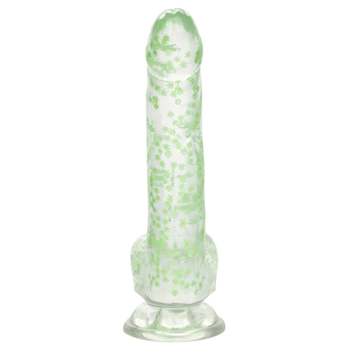 NB - I Leaf Dick Glow-In-The-Dark Weed Leaf Dildo
