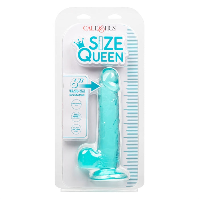 Size Queen 6" / 15.25 cm - Blue