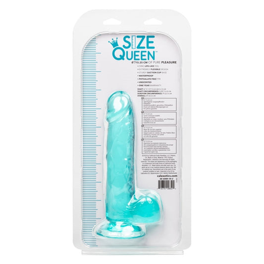 Size Queen 6" / 15.25 cm - Blue