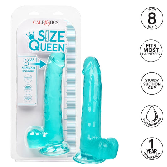 Size Queen 8" / 20.25 cm - Blue
