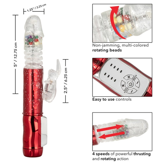 Naughty Bits® CM Thrusting Jack Rabbit® Vibrator