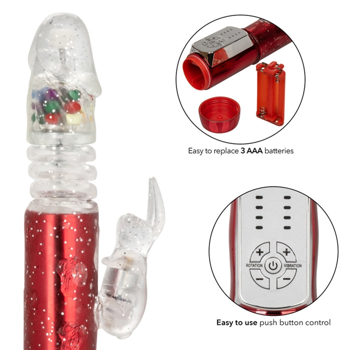 Naughty Bits® CM Thrusting Jack Rabbit® Vibrator