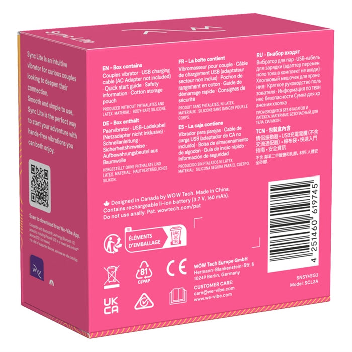 We-Vibe Sync Lite Pink