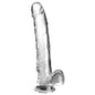 King Cock Clear11" With Balls - Clear