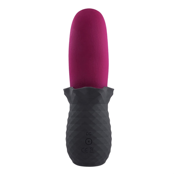 Tongue Teaser - Silicone Rechargeable - Pink/Black