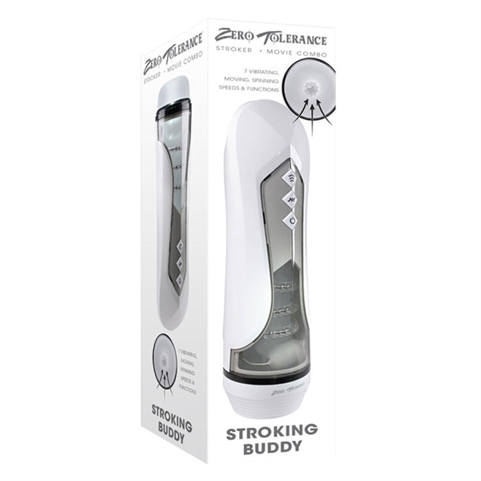 Stroking Buddy - Stroker Rechargeable - White