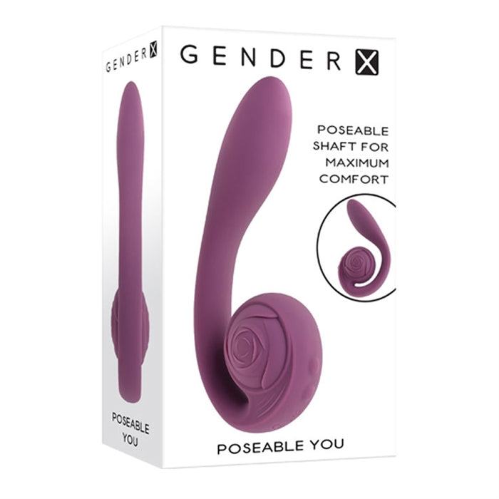Poseable You - Silicone Rechargeable - Purple