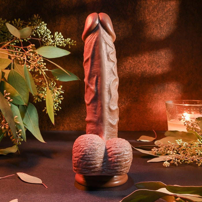 Realistic Dildo 8" Dark