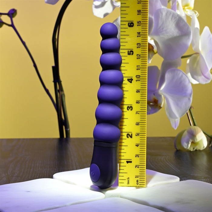 Beaded Beauty - Silicone Rechargeable - Purple