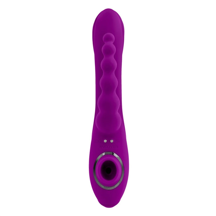 Fourgasm - Silicone Rechargeable - Purple