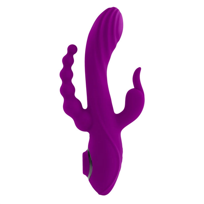 Fourgasm - Silicone Rechargeable - Purple